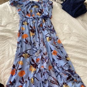 Floral High Low Dress